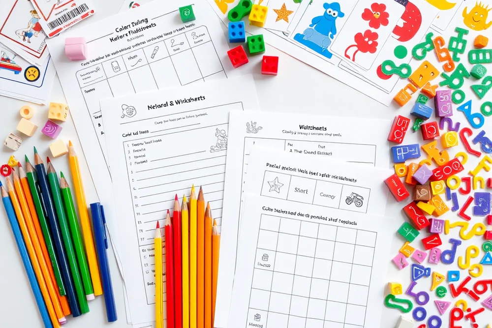 easy kindergarten worksheets printable — Easy Kindergarten Worksheets Printable (the finished result)