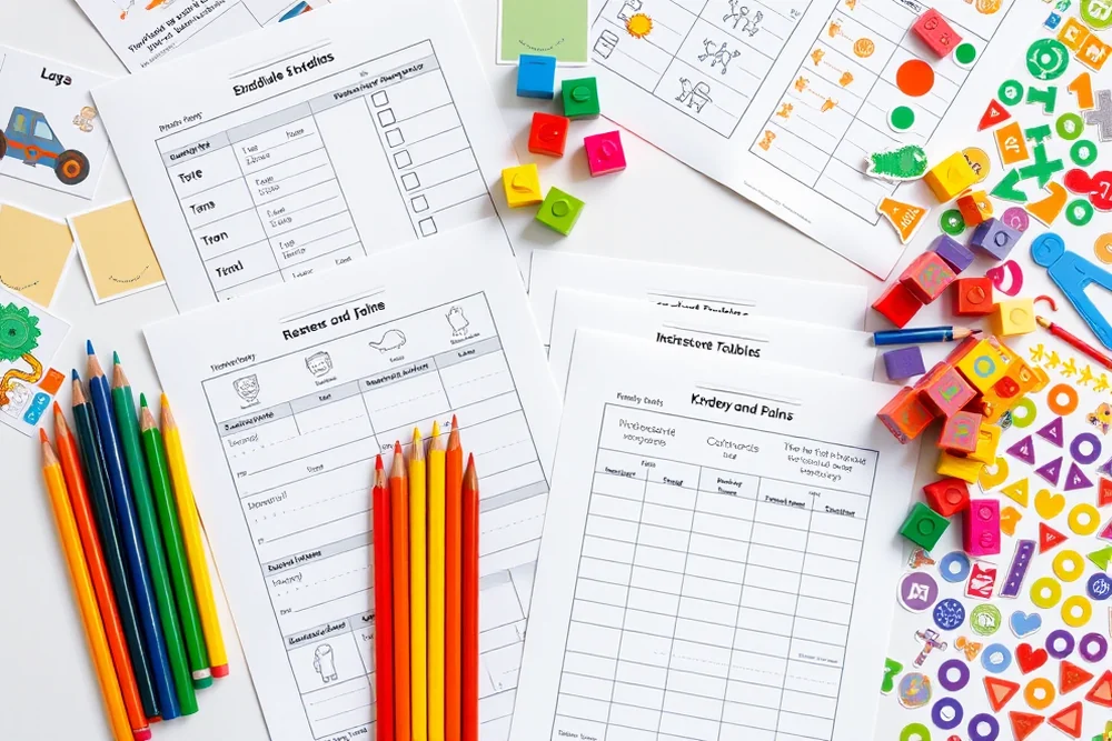 kindergarten worksheets lesson plans & schedules — Kindergarten Worksheets Lesson Plans & Schedules (the finished result)