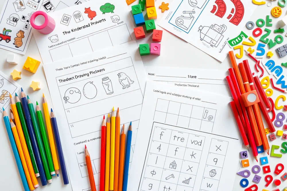 modern kindergarten drawing worksheets β Modern Kindergarten Drawing Worksheets (the finished result)