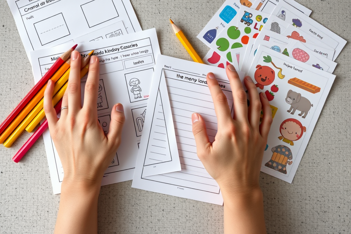 quick kindergarten worksheets grade — Quick Kindergarten Worksheets Grade (the finished result)