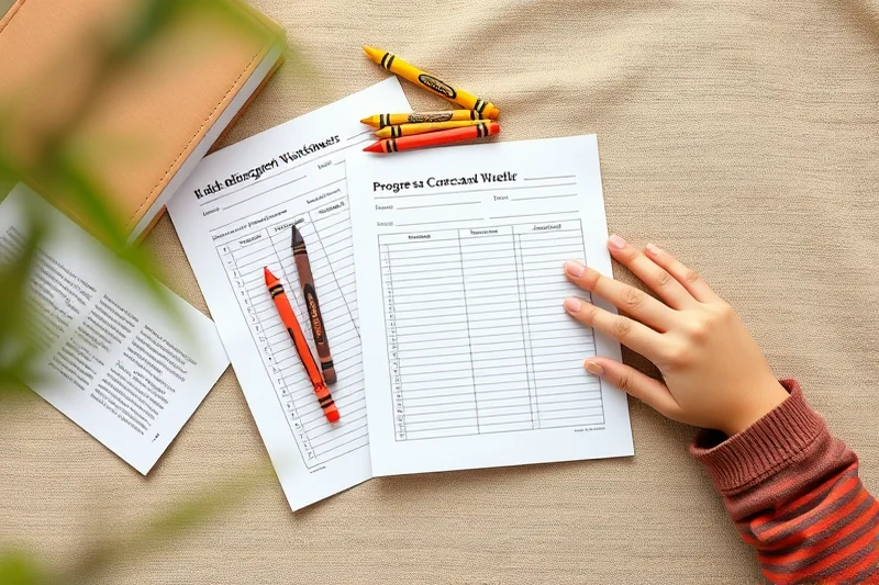 quick kindergarten worksheets progress assessment — Quick Kindergarten Worksheets Progress Assessment (the finished result)