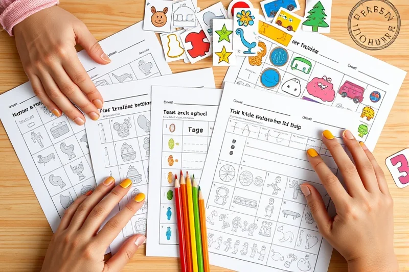 basic kindergarten worksheets under 30 minutes — Basic Kindergarten Worksheets Under 30 Minutes (the finished result)