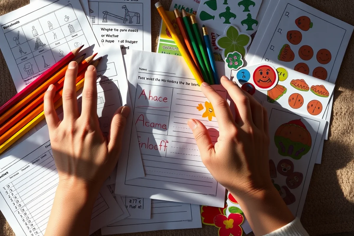 budget kindergarten worksheets guide — Budget Kindergarten Worksheets Guide (the finished result)