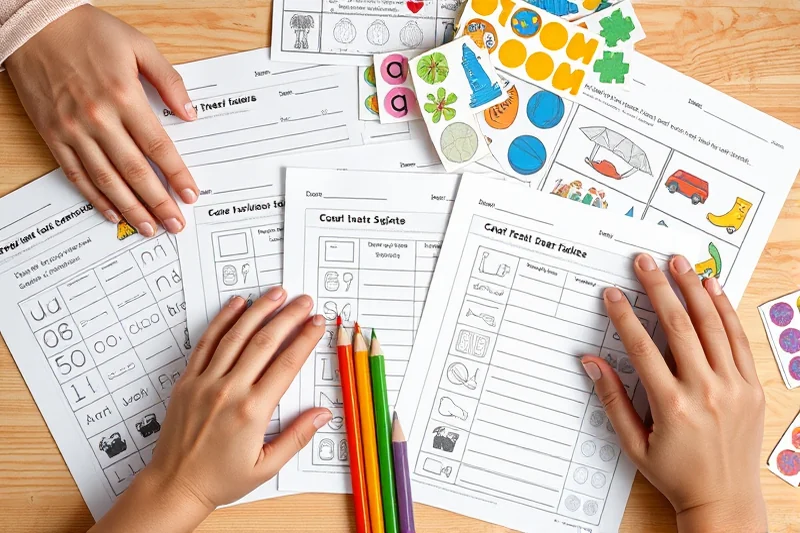 budget kindergarten worksheets tips β Budget Kindergarten Worksheets Tips (the finished result)