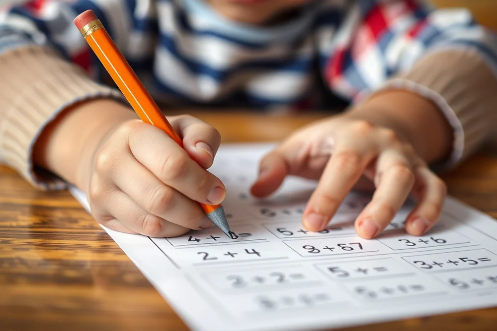 easy addition worksheets for kindergarten — Easy Addition Worksheets For Kindergarten (step by step)