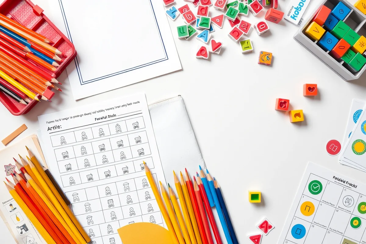easy kindergarten worksheets free — Easy Kindergarten Worksheets Free (the finished result)