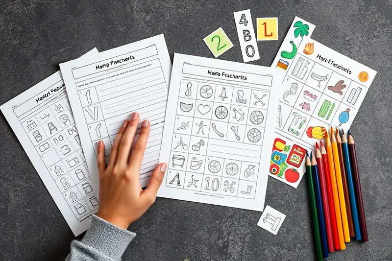 easy kindergarten worksheets printables — Easy Kindergarten Worksheets Printables (the finished result)