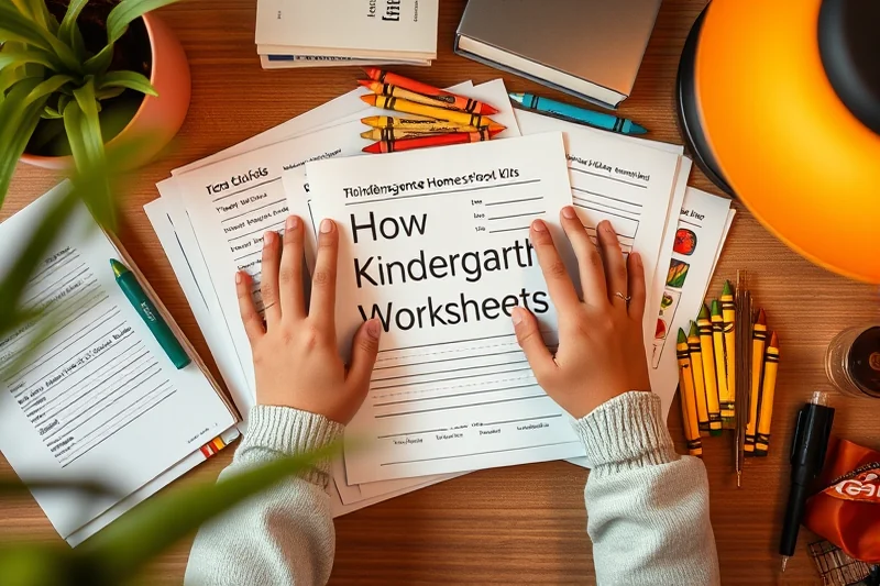 how to kindergarten worksheets printables — How To Kindergarten Worksheets Printables (the finished result)