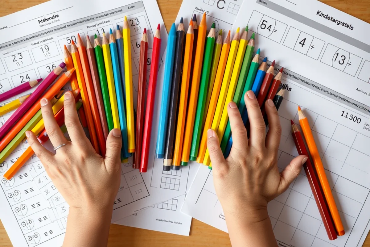 kindergarten math worksheets checklist — Kindergarten Math Worksheets Checklist