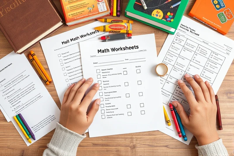 kindergarten math worksheets checklist — Kindergarten Math Worksheets Checklist (the finished result)