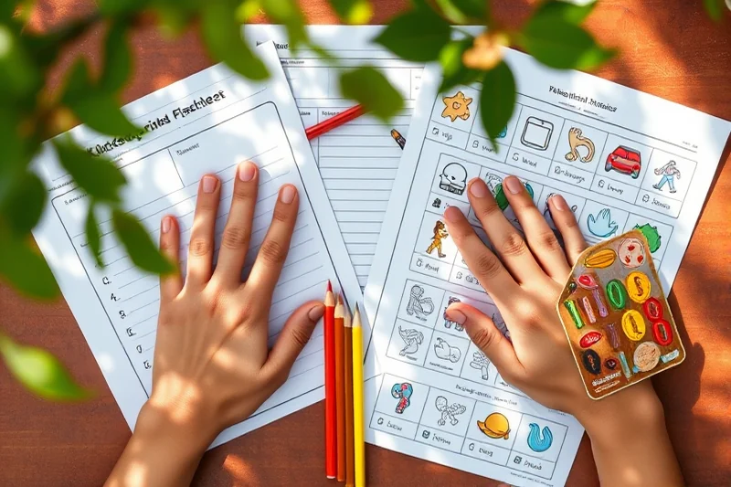kindergarten worksheets games tips — Kindergarten Worksheets Games Tips (the finished result)
