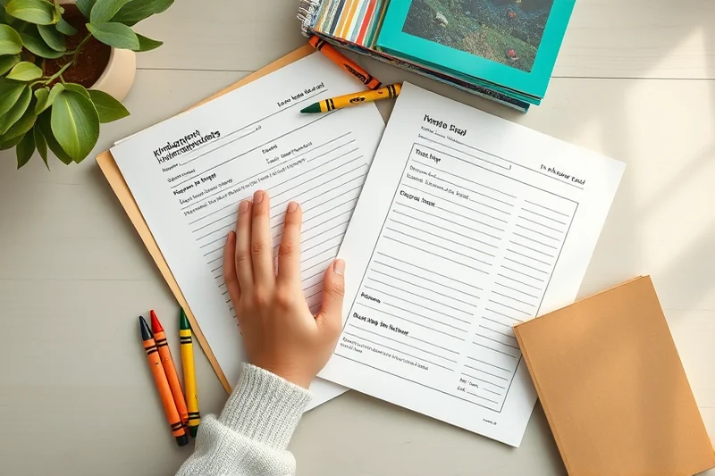 kindergarten worksheets lesson for small spaces — Kindergarten Worksheets Lesson For Small Spaces (the finished result)