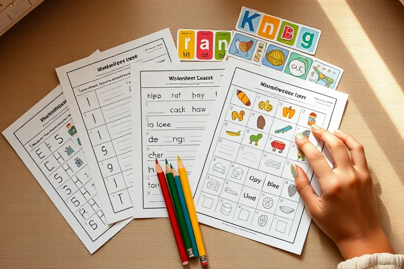 kindergarten worksheets plans for beginners — Kindergarten Worksheets Plans For Beginners (the finished result)