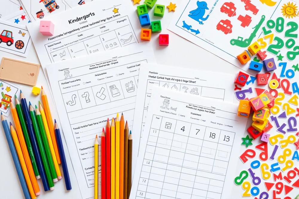 kindergarten worksheets printable — Kindergarten Worksheets Printable (the finished result)