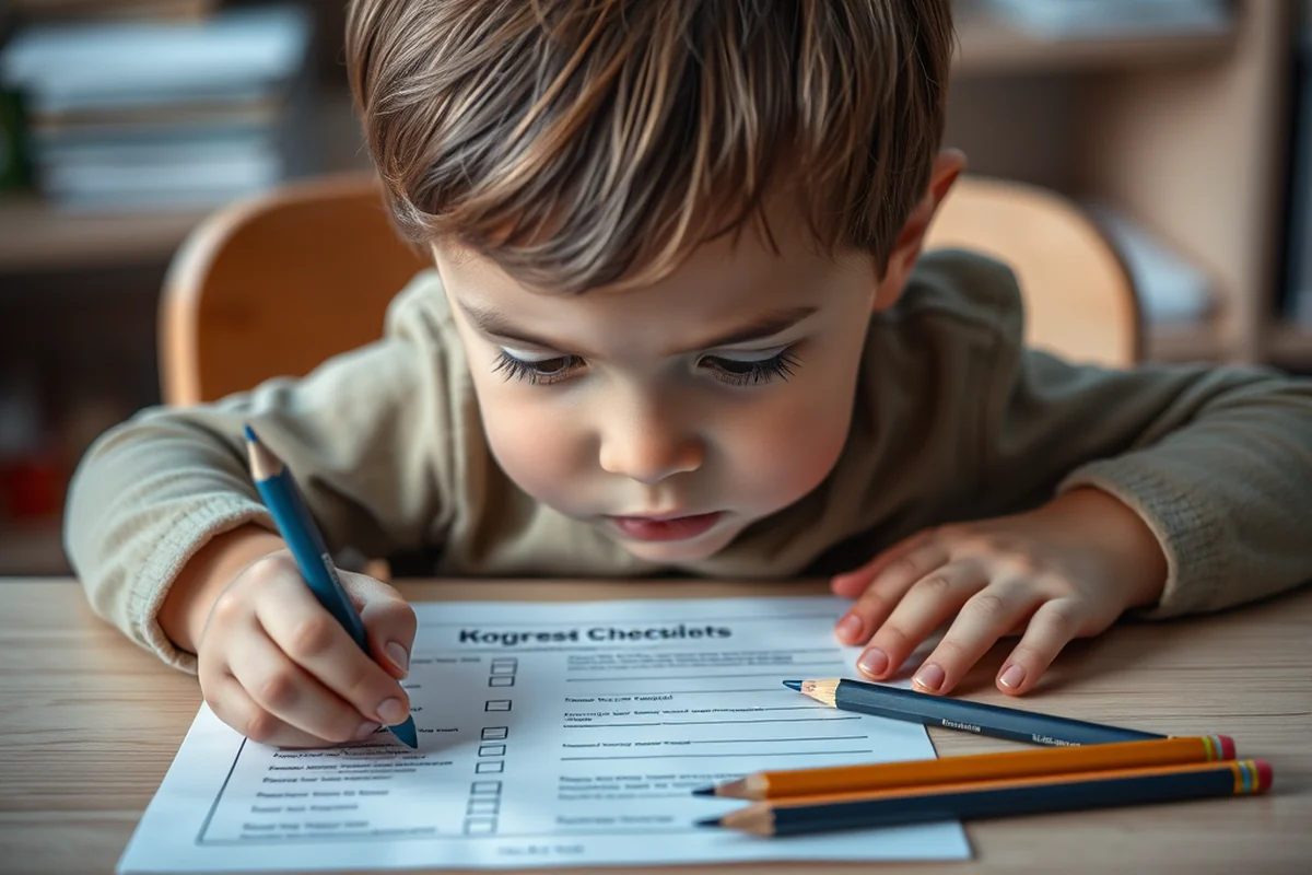 kindergarten worksheets progress checklist — Kindergarten Worksheets Progress Checklist (step by step)