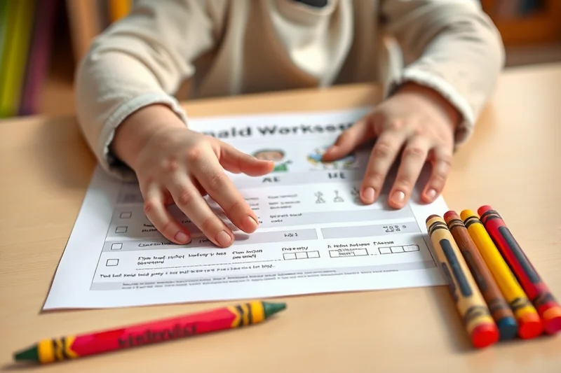 kindergarten worksheets worksheets checklist — Kindergarten Worksheets Worksheets Checklist (step by step)