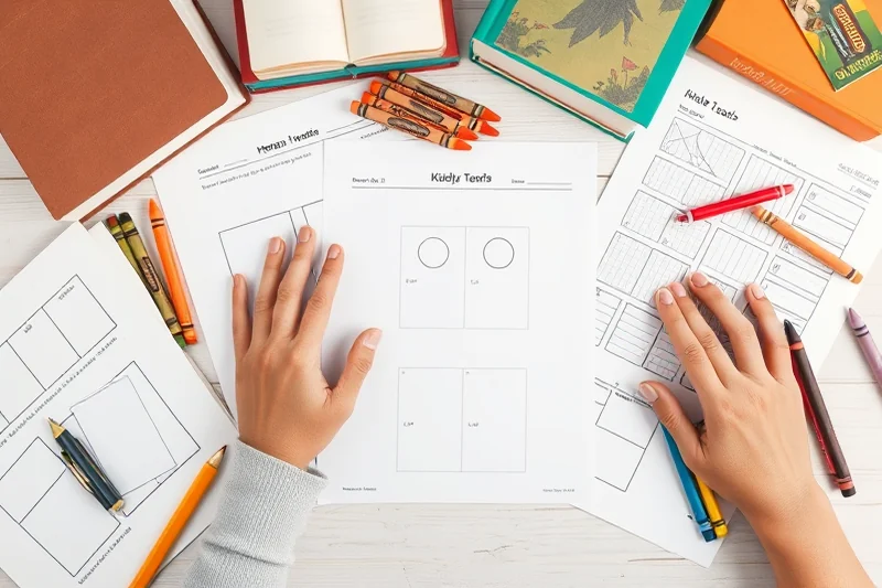 simple kindergarten drawing worksheets — Simple Kindergarten Drawing Worksheets (the finished result)