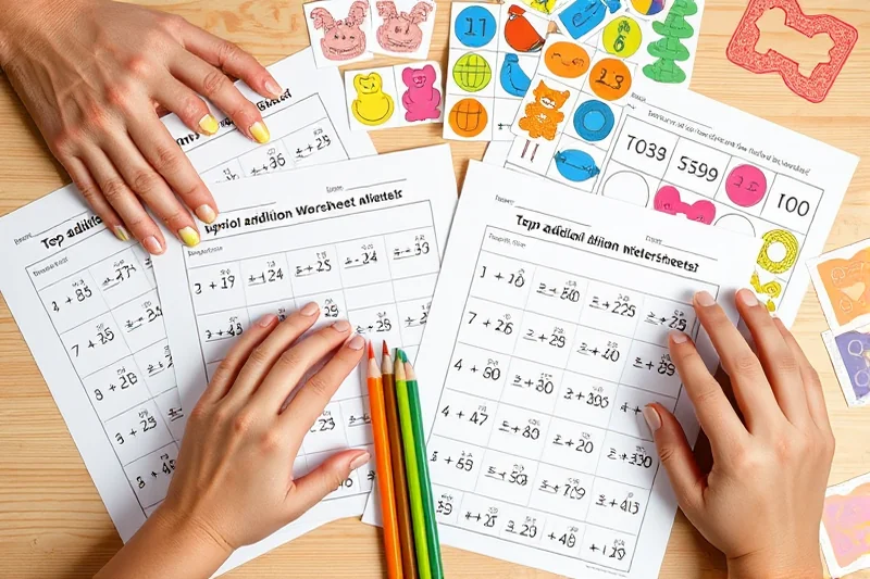 top addition worksheets for kindergarten — Top Addition Worksheets For Kindergarten (the finished result)