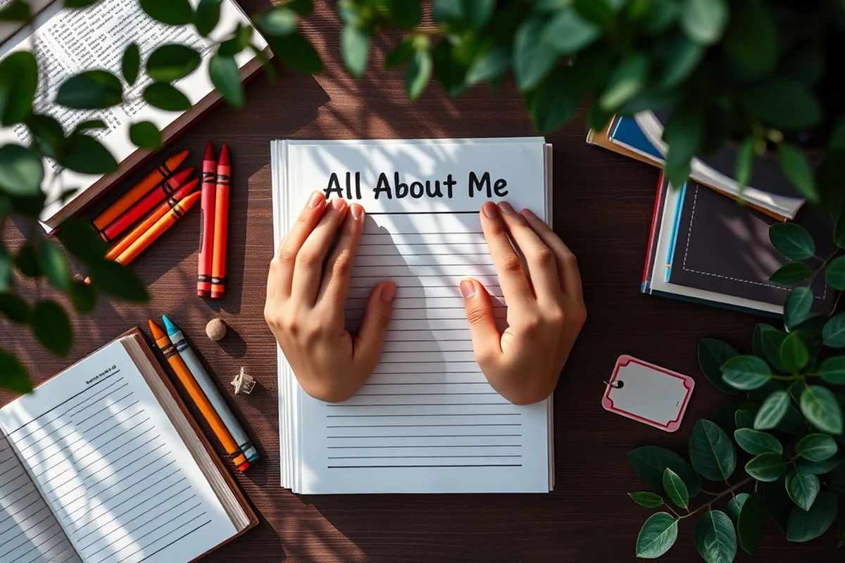 all about me worksheet โ All About Me Worksheet (the finished result)