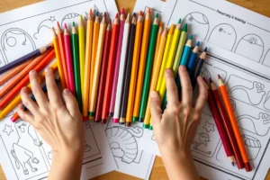 Easy Kindergarten Drawing Worksheets