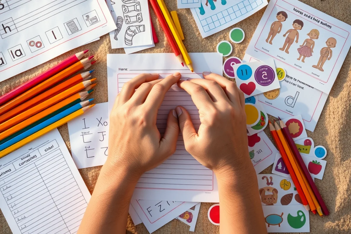 kindergarten worksheets printables for beginners — Kindergarten Worksheets Printables For Beginners (the finished result)