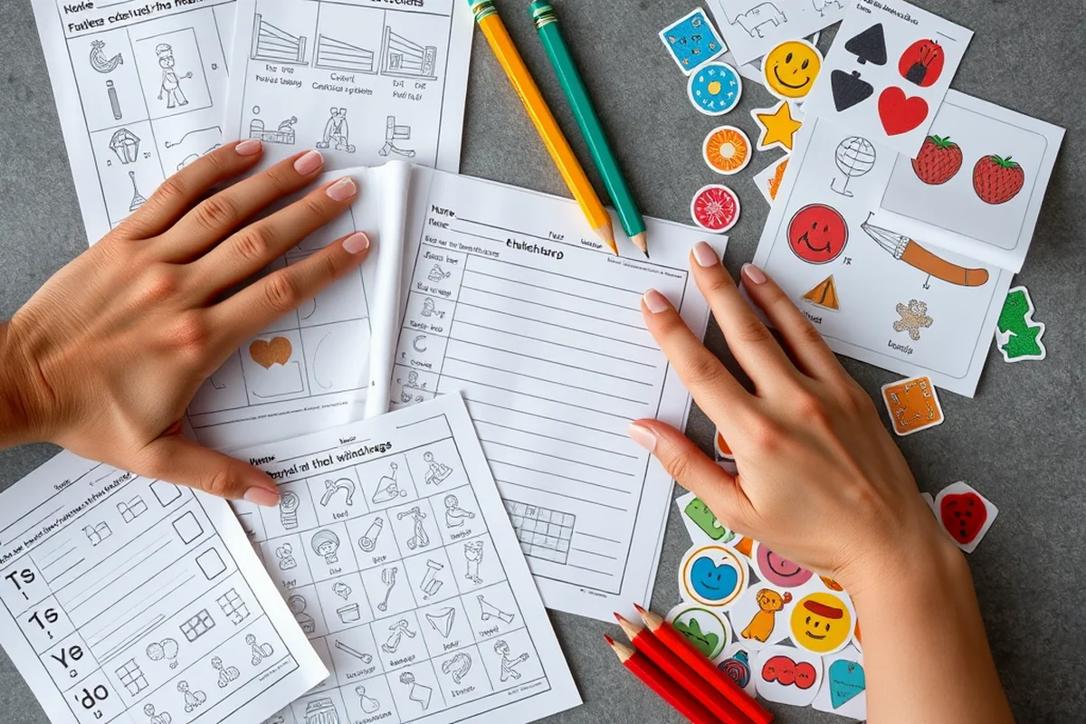 kindergarten worksheets printables printable — Kindergarten Worksheets Printables Printable (the finished result)