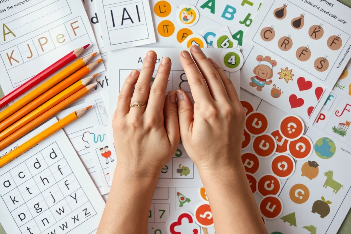 preschool alphabet activity sheets — Preschool Alphabet Activity Sheets (the finished result)