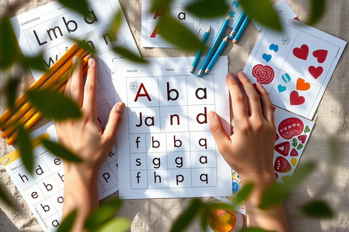 preschool letter activity sheets — Preschool Letter Activity Sheets (the finished result)