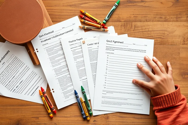 quick kindergarten worksheets progress — Quick Kindergarten Worksheets Progress (the finished result)