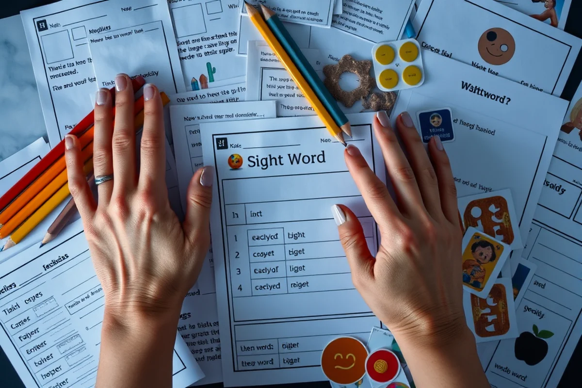 sight word for worksheet — Sight Word For Worksheet (the finished result)