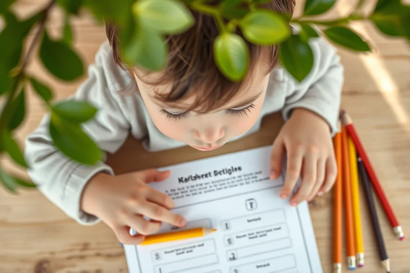 simple kindergarten worksheets printables — Simple Kindergarten Worksheets Printables (step by step)