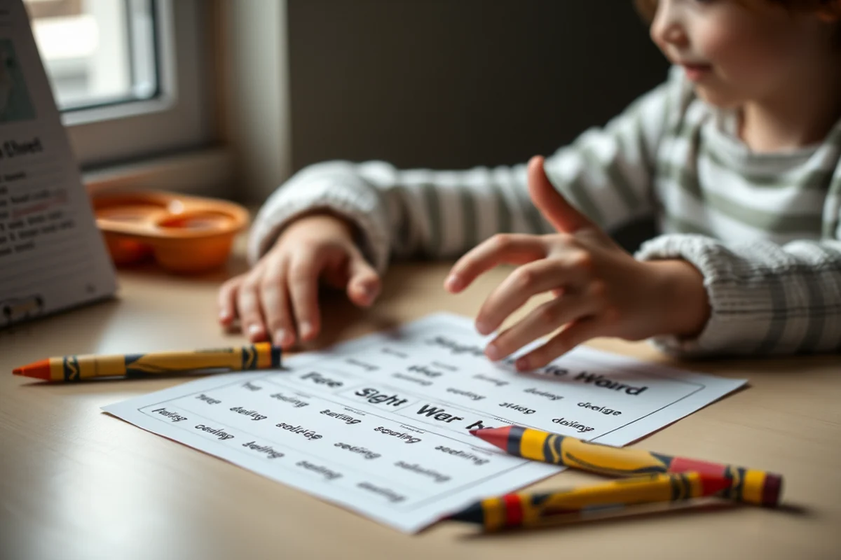 the sight words worksheet β The Sight Words Worksheet (step by step)