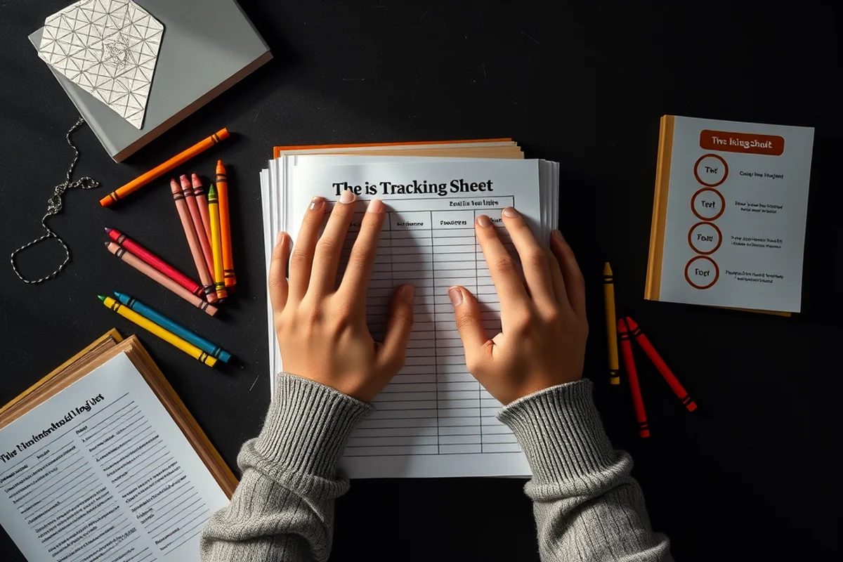 the tracking sheet — The Tracking Sheet (the finished result)