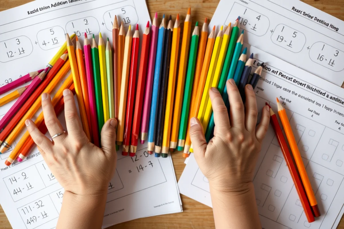 addition worksheets for kindergarten for families — Addition Worksheets For Kindergarten For Families