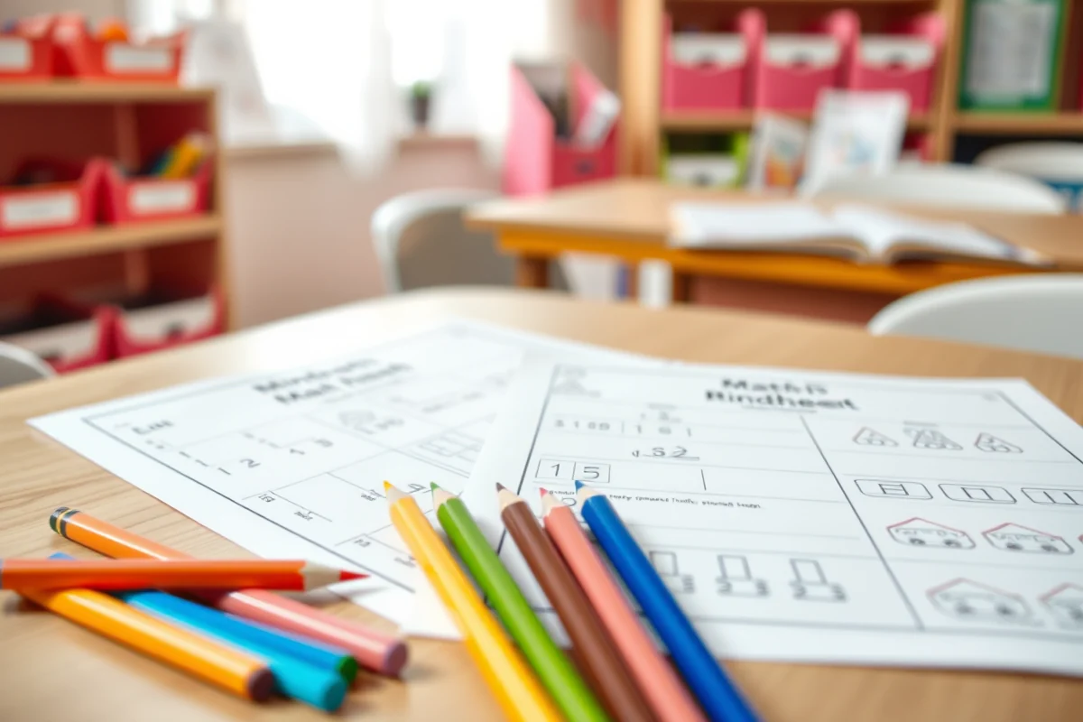 easy kindergarten math worksheets — Easy Kindergarten Math Worksheets