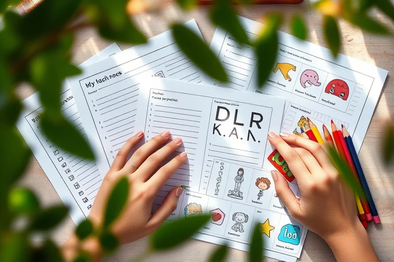 easy kindergarten worksheets lesson — Easy Kindergarten Worksheets Lesson (the finished result)