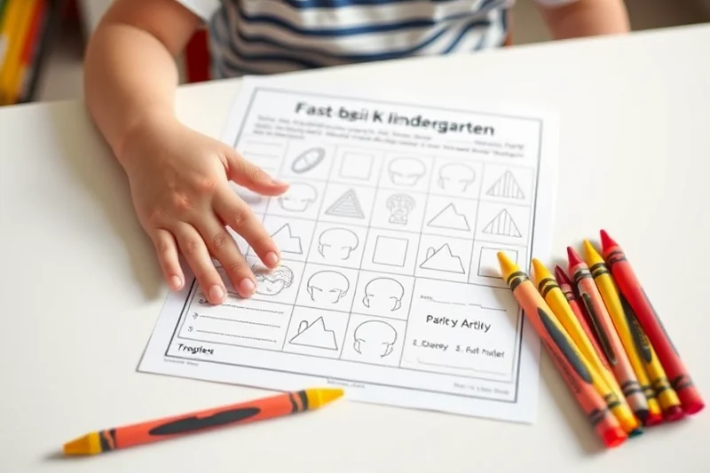 fast basic kindergarten worksheets — Fast Basic Kindergarten Worksheets (step by step)