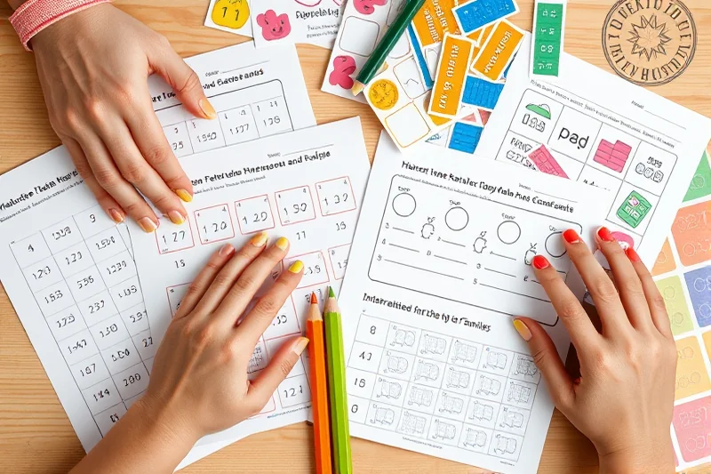 kindergarten easy math worksheets free for families — Kindergarten Easy Math Worksheets Free For Families (the finished result)