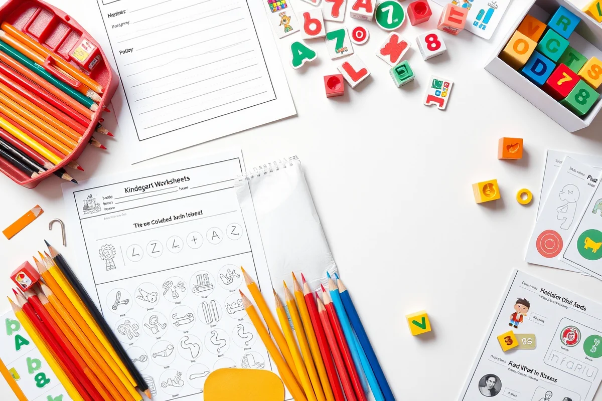 kindergarten worksheets for beginners — Kindergarten Worksheets For Beginners (the finished result)