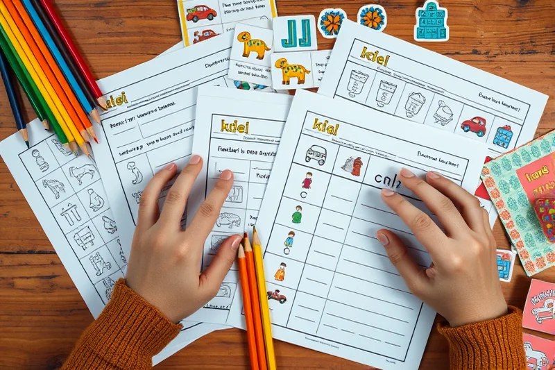 kindergarten worksheets lesson ideas — Kindergarten Worksheets Lesson Ideas (the finished result)