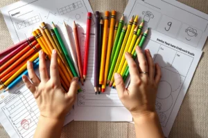 Kindergarten Worksheets Lesson Step By Step