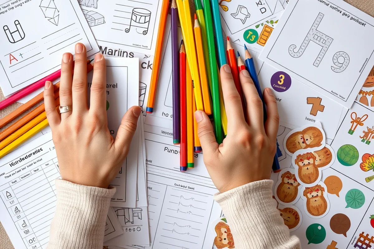 kindergarten worksheets printables examples — Kindergarten Worksheets Printables Examples (the finished result)