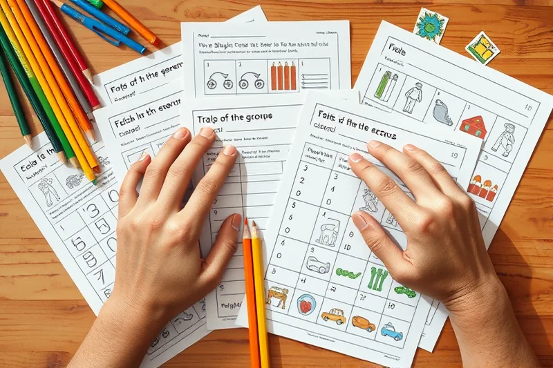 kindergarten worksheets printables worksheets step by step — Kindergarten Worksheets Printables Worksheets Step By Step (the finished result)