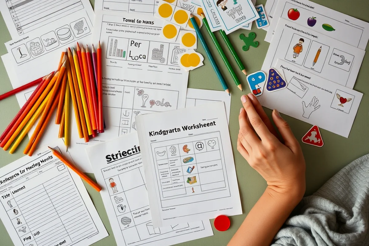 kindergarten worksheets progress assessment for small spaces — Kindergarten Worksheets Progress Assessment For Small Spaces (the finished result)