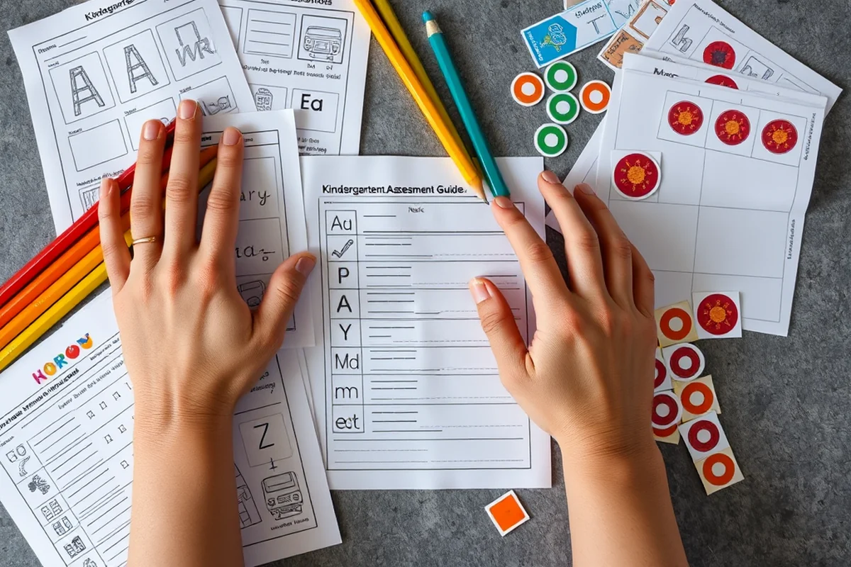 kindergarten worksheets progress assessment guide — Kindergarten Worksheets Progress Assessment Guide (the finished result)