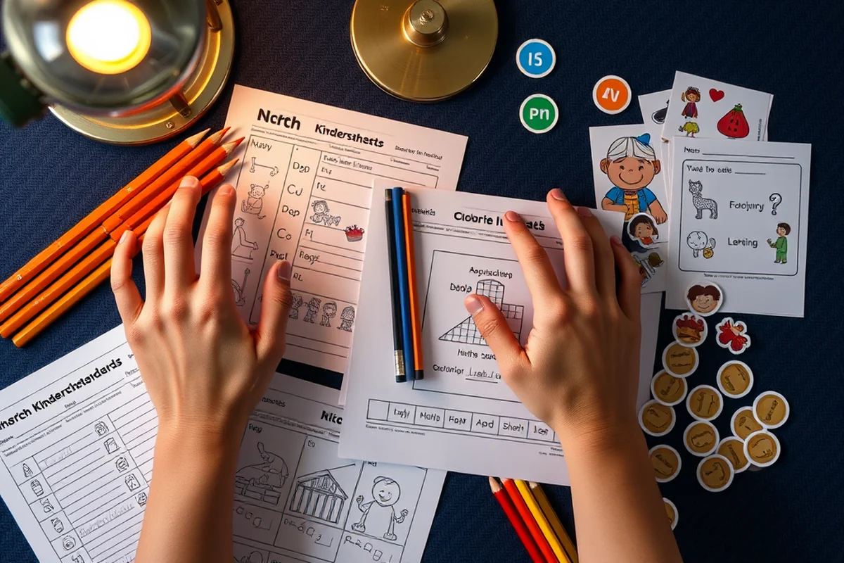 kindergarten worksheets progress assessment ideas — Kindergarten Worksheets Progress Assessment Ideas (the finished result)
