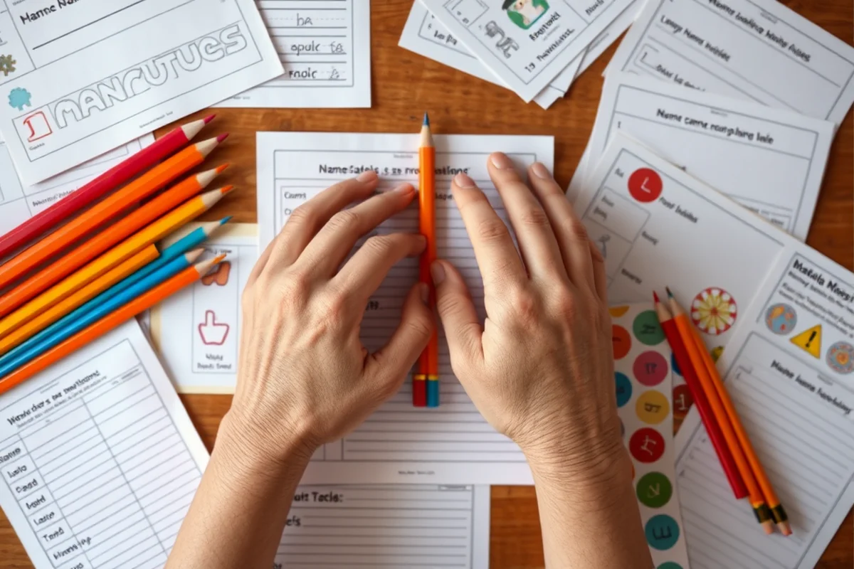 name practice worksheets free printable — Name Practice Worksheets Free Printable (the finished result)