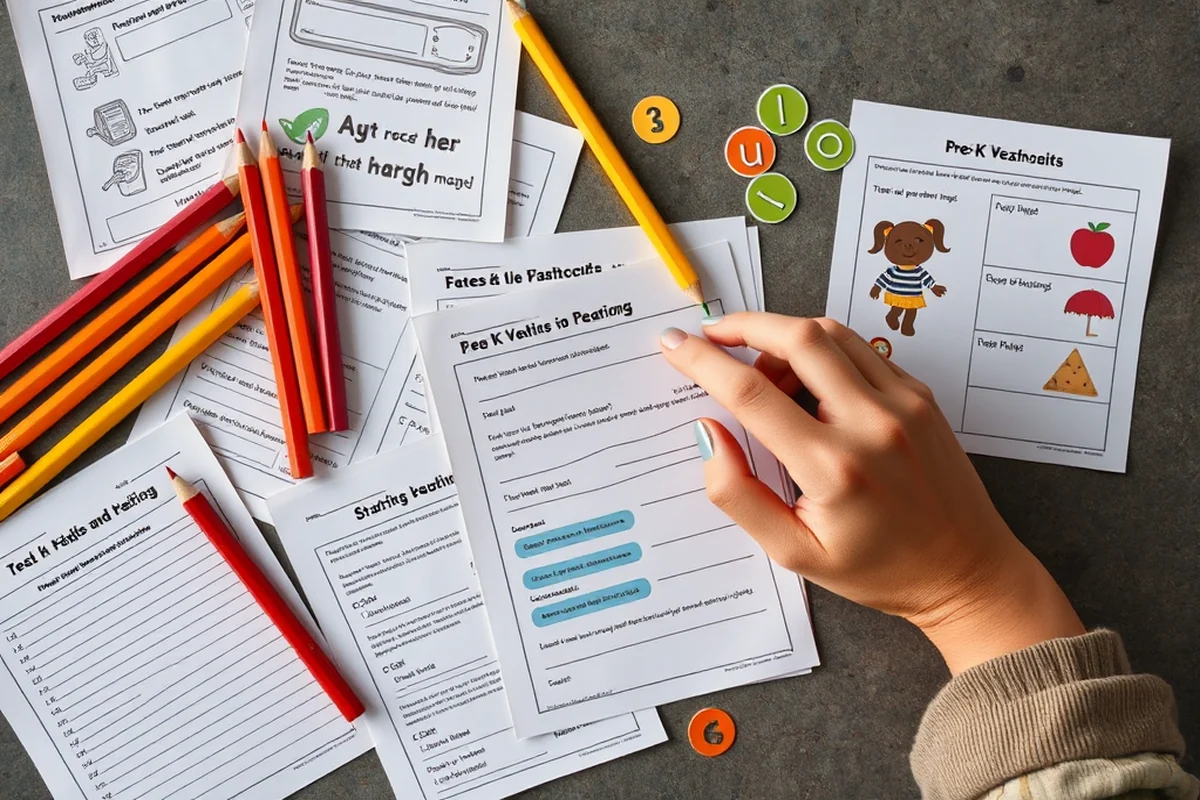 pre k reading worksheets — Pre K Reading Worksheets (the finished result)